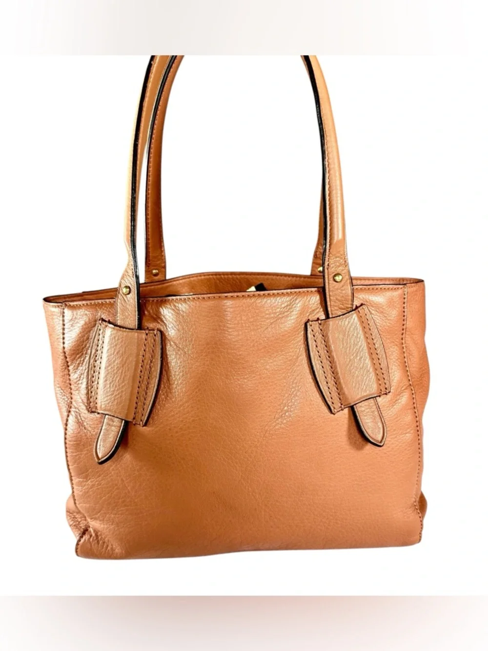 Ralph Lauren Women’s Heritage Logo
Cognac Tote Satchel Bag - Picture 4 of 15